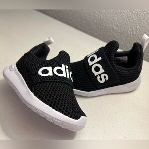 NEW Adidas Toddler Black Mesh Sneakers